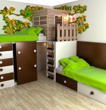 Desain Kamar Tidur Unik Untuk Anak