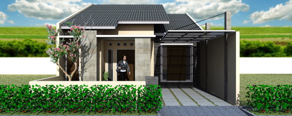 Desain kanopi rumah minimalis 590x236 Cara Tepat Memilih Kanopi dan Balkon Rumah Minimalis