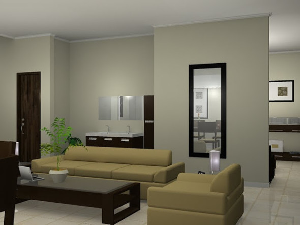 gambar desain interior ruang tamu minimalis