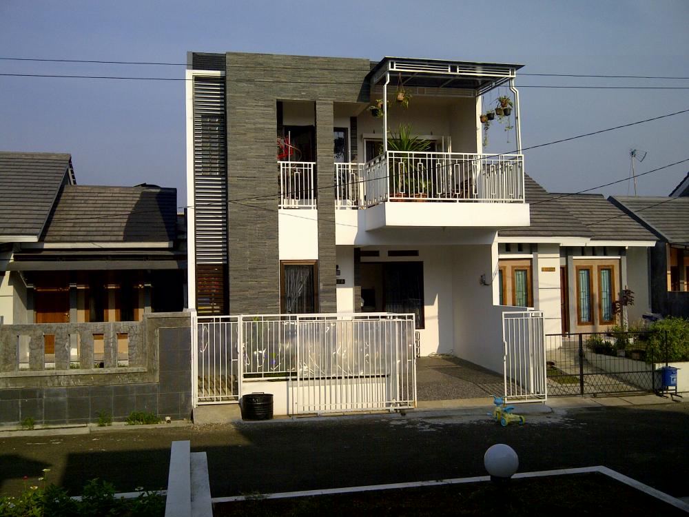 contoh desain rumah sederhana 2 lantai