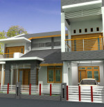 contoh desain rumah type 36 2 lantai