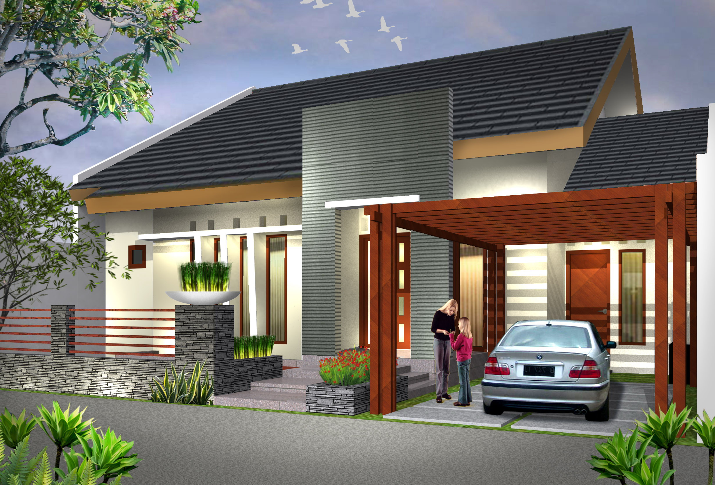 desain gambar rumah modern minimalis