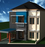 desain rumah 2 lantai type 36