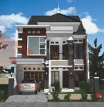 desain rumah 2 lantai type 45