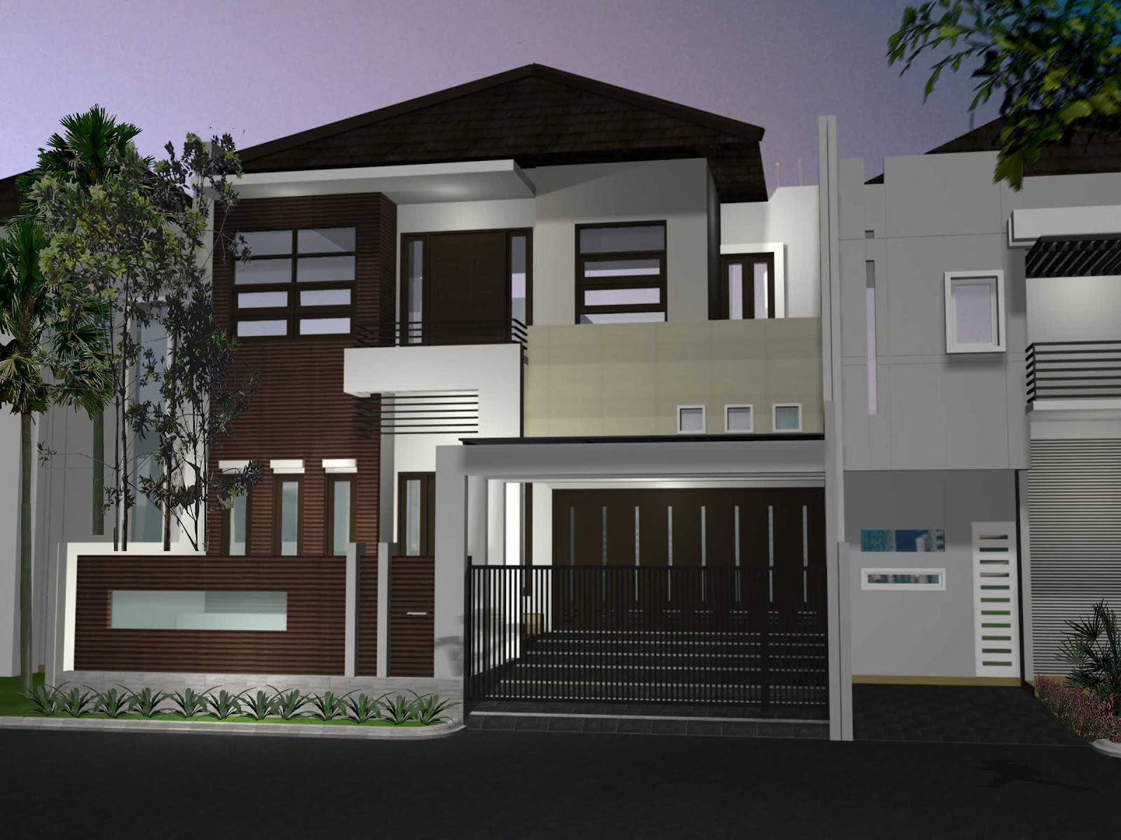 desain rumah 2 lantai