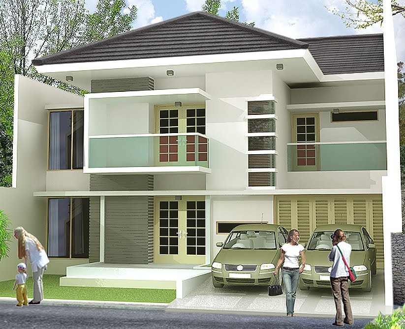 desain rumah minimalis bergarasi