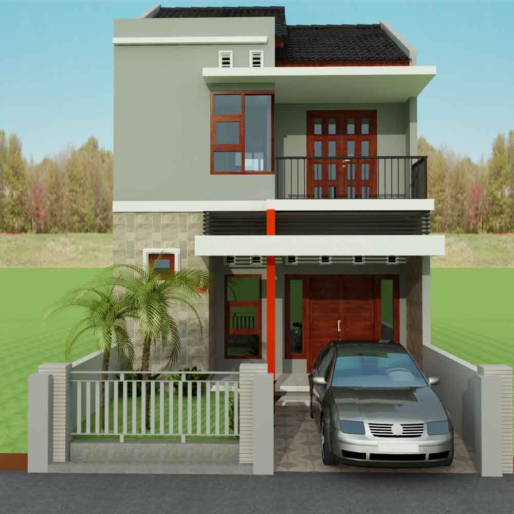 contoh gambar bentuk rumah minimalis