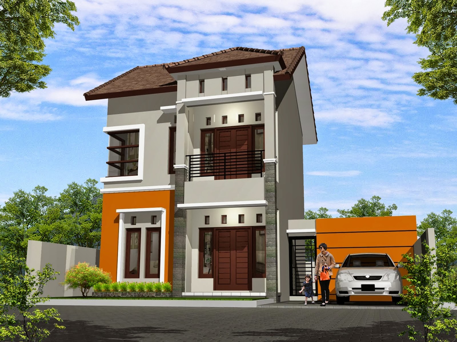 contoh gambar bentuk rumah