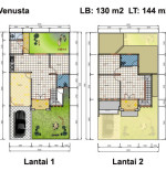 denah rumah minimalis tingkat 2