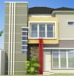 desain rumah minimalis 2 lantai type 45