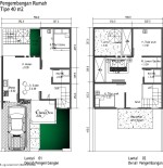 gambar denah rumah minimalis 2 lantai luas tanahlt