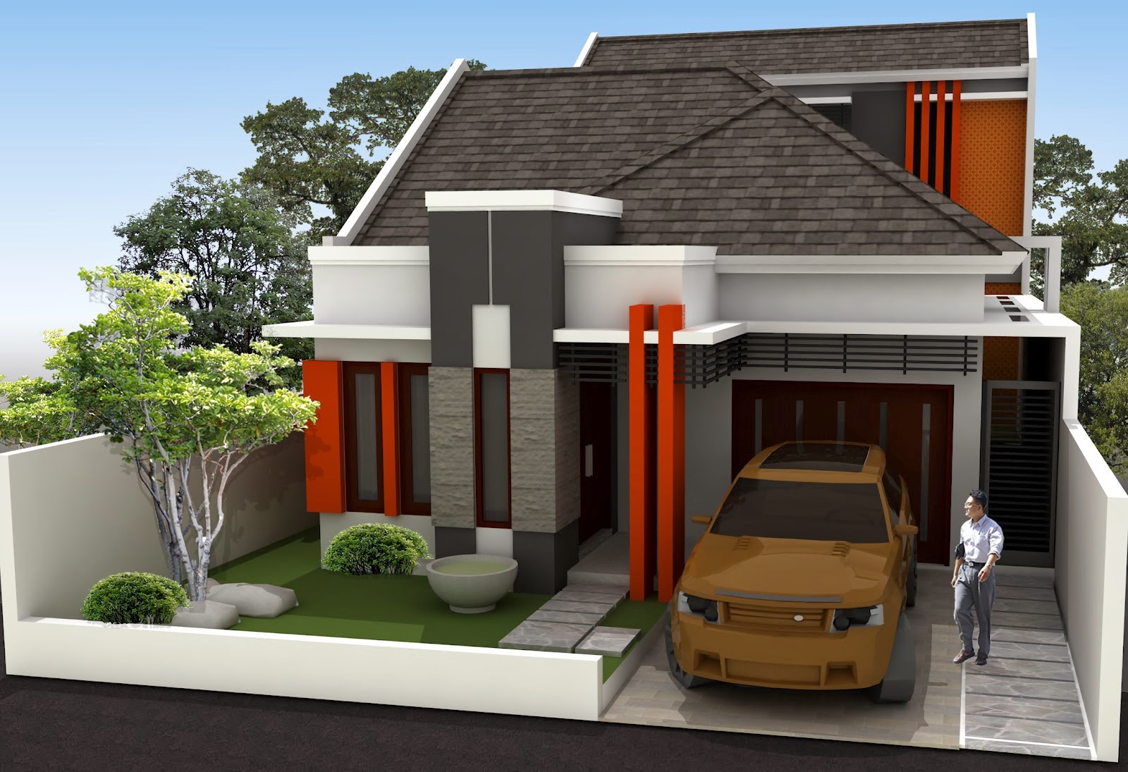 desain rumah minimalis type 45 1 lantai