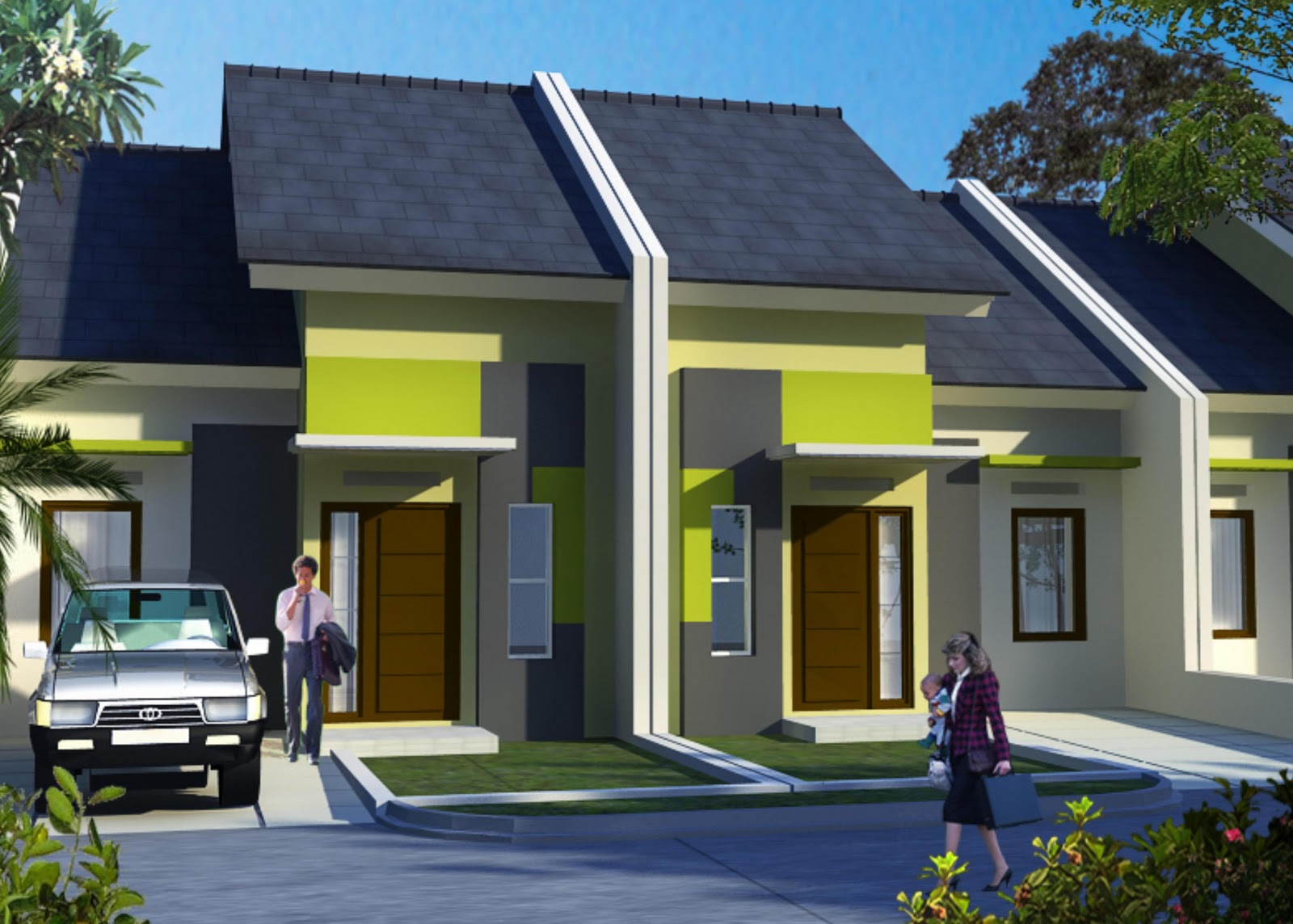 gambar rumah tipe 36 ppt