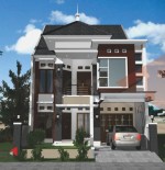 rumah minimalis modern type 45 2 lantai