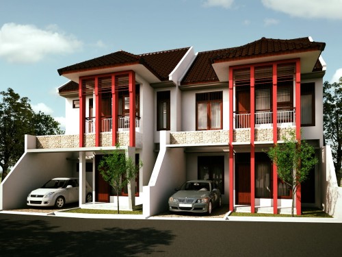 gambar desain rumah tipe 45